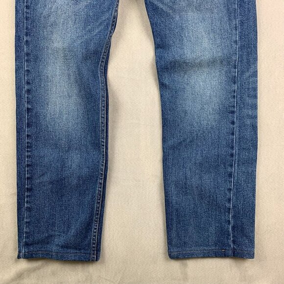 Levis Mens Pants 30 Blue Jeans 505 Regular Fit Medium Wash Strauss Denim 30x28 - Picture 3 of 10